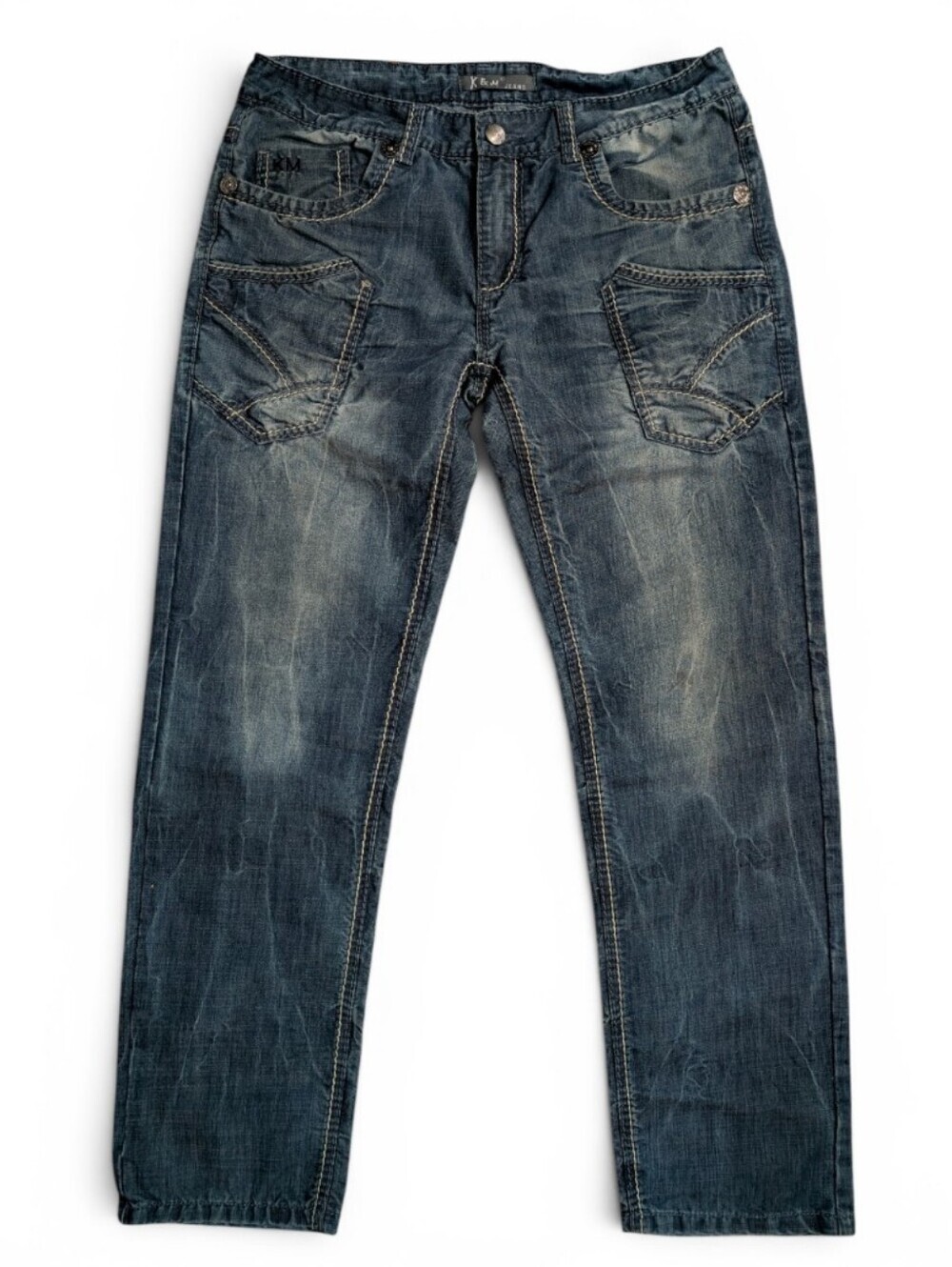 Kosmo Lupo Light Weight Classic Straight Fit Jeans